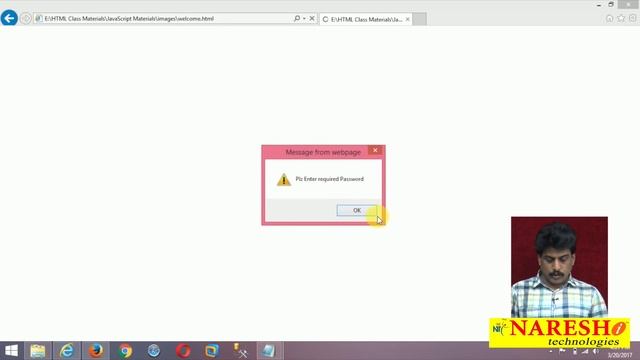 JavaScript Code, Block, Popup Boxes | JavaScript Tutorial | Mr. Subba Raju