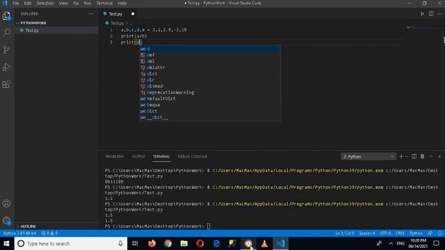 Python Tutorial | Division in Python | Python Division | How to use Division in Python | #12