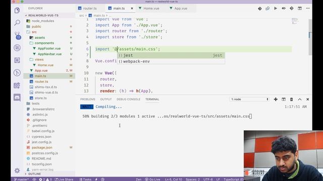Realworld app - VueJS and Typescript - Part 2 : Templates and Styling