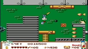 Tiny Toon Adventures 6 прохождение игры на русском денди, (тини Тун 6 )nes, dendy, nintendo.
