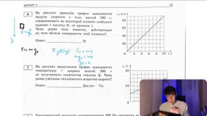 На рисунке приведён график зависимости модуля скорости V тела массой 100 г, совершающего на - №