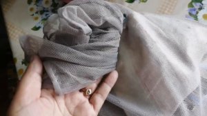Попробовала сшить коврик из полосок ткани.