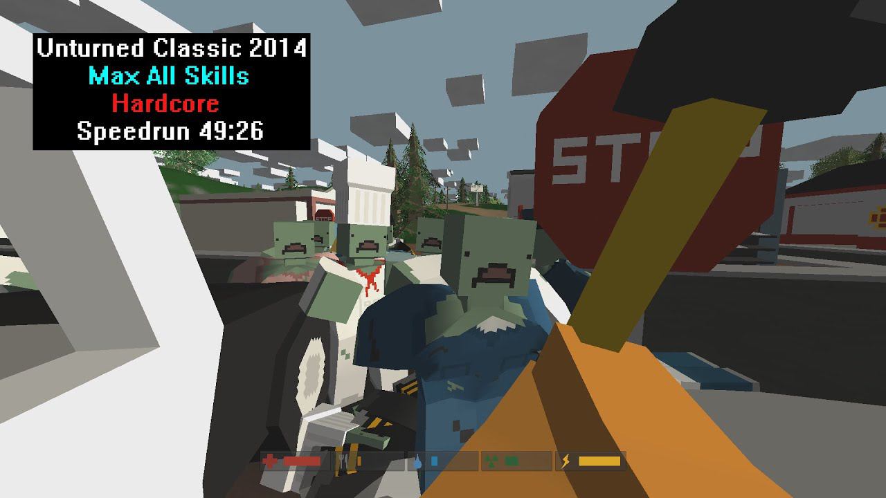 [Спидран] Unturned Classic 2014 Max All Skills Hardcore (Speedrun) 49:26 смотреть онлайн