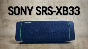 Обзор портативной колонки Sony SRS-XB33/Review of portable speaker Sony SRS-XB33