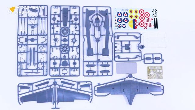Распаковка сборной модели Curtiss-Wright SNC-1 Falcon II от производителя Dora Wings. смотреть онлайн