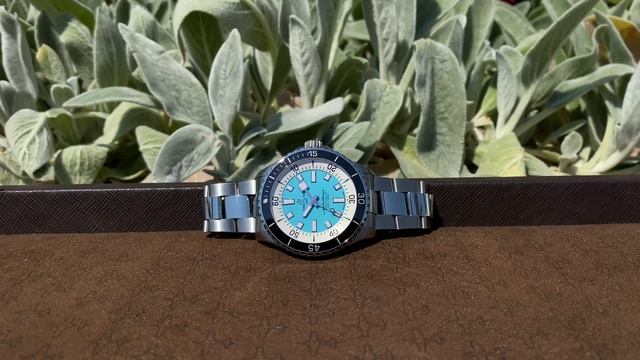 Breitling SuperOcean 44 Mm Tiffany Turquoise Dial