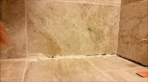 How To Seal A  Big Gap Between Tile Floor And Tile Wall In A Bathroom Or Shower