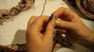 Как связать шарф хомут спицами