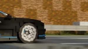 MINECRAFT ANIMATION | Bugatti Chiron 0-400-0 | REMAKE
