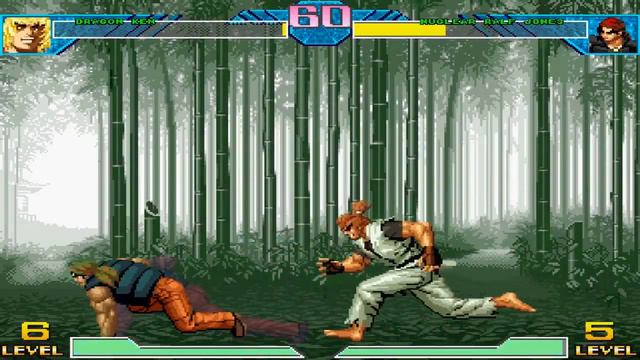Dragon Ken vs Nuclear Ralf Jones. King of Fighters vs Street Fighter MUGEN Multiverse смотреть онлайн