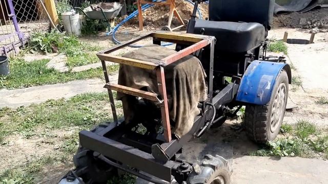 Минитрактор из металлолома.Изготовление крыльев и капота!!!!! МИНИ Т40 смотреть онлайн