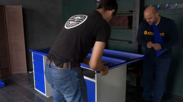 Слесарные верстаки Profi W – подробнейшая инструкция по сборке