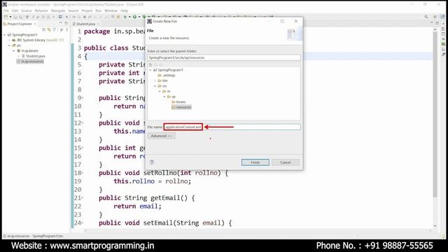 #1 What is Spring & Advantages | Spring IOC Container & Its Working | Spring First Program Eclipse