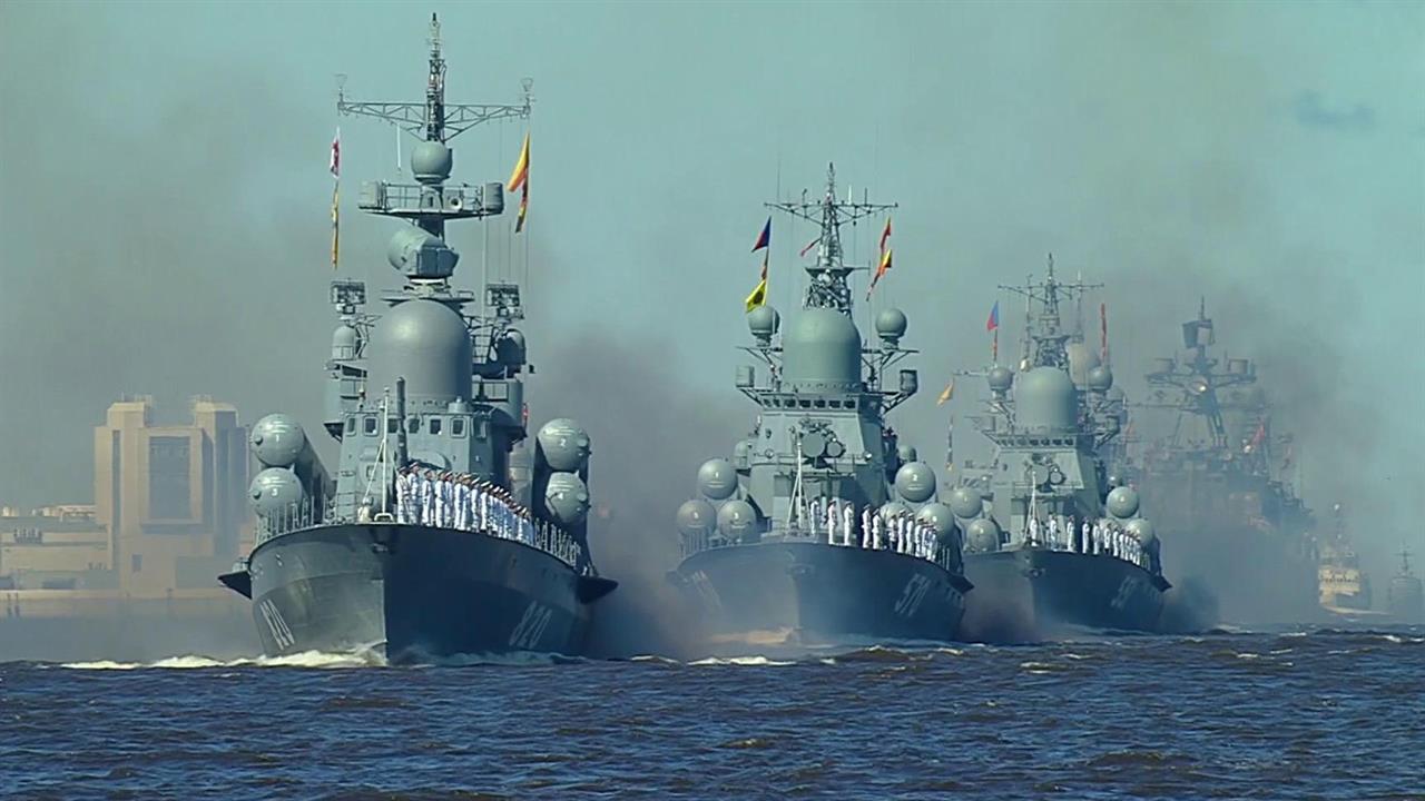 Парад ВМФ В Санкт-Петербурге 2020 корабли
