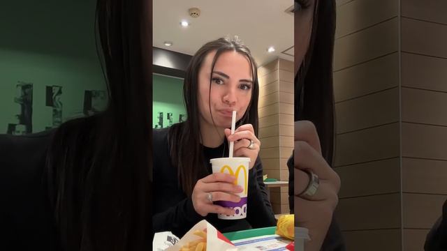 trying mcdonalds in japan