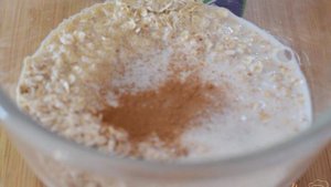 Овсяная каша с тыквой в микроволновой печи