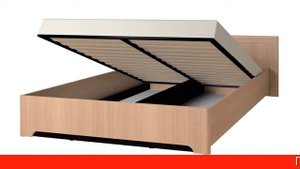 Обзор Кровать с подъёмным механизмом Анкона | HOFF