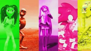 Человек-паук против Соника против аниме девочка против Ми Кемасте  Челлендж танцевальный инопланетян