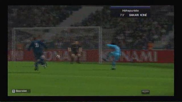 Pro Evolution Soccer 2010 Online Match Real Madrid Vs. Olympic Marseille Highlights