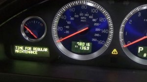 Clearing Volvo XC90 Time for Regular Maintenance Reminder Message