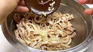 кальмары по-корейски с соком лайма без уксуса