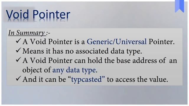Void Pointer in C with Example | C Programming Tutorials