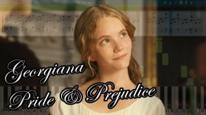 Georgiana - Pride & Prejudice [Piano Tutorial | Sheets | MIDI] Synthesia