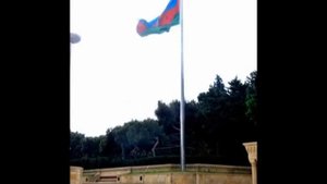 Гордость Азербайджана Флаги над Баку