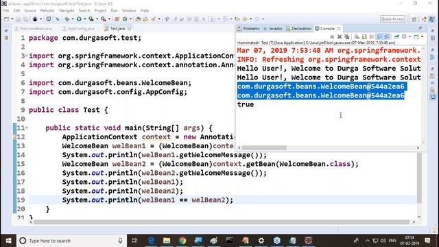SPRING Programming Tutorial || by Nagoor Babu Sir On 07-03-2019 смотреть онлайн