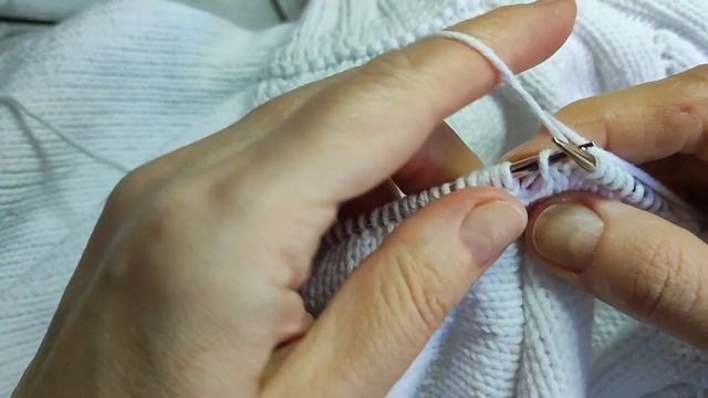 МК Красивый свитер с шикарным узором. смотреть онлайн