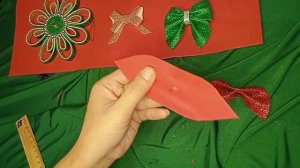 ?БАНТИКИ из глиттерного фоамирана своими руками МК