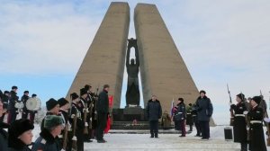 Торжественный митинг к дню освобождения г Шахты от фашистов