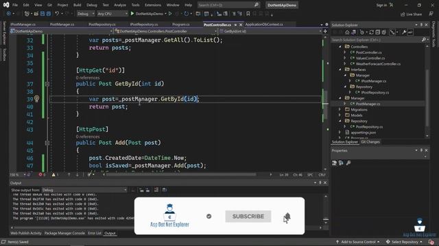 CRUD Operation in ASP.NET Core 6 Web API using Entity Framework Core with Repository Pattern