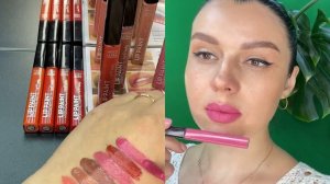НАКРАСИЛА ВСЕ!!! ТЕСТ 10 НОВИНОК ЖИДКОЙ МАТОВОЙ ПОМАДЫ "AVON УЛЬТРА" \ НОВИНКИ 10го КАТАЛОГА