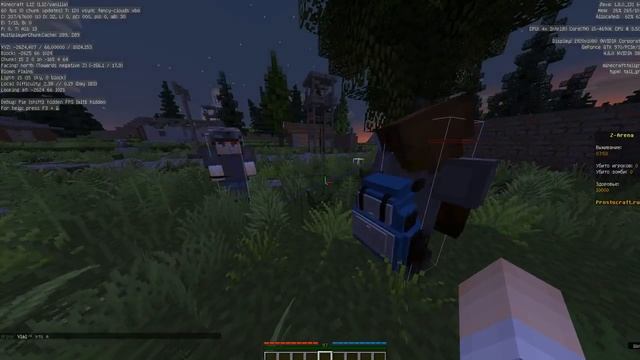 играем в Minecraft Z арена просто крафт смотреть онлайн