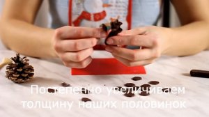 Пластичный шоколад, декор из шоколада, снежинки из лепного шоколада / Plastic chocolate decorations