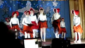 Танец "Кан-кан" (31.12.2016).