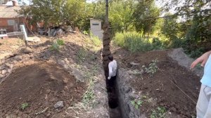 Бурение под сваи в ленте глубиной 1 метр, 400мм глубина свай 3 метра