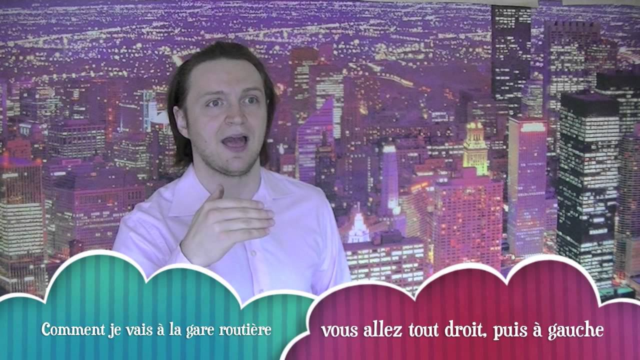 Реальный Французский. Урок 3 Как пройти, транспорт и пр - La route au voyage смотреть онлайн