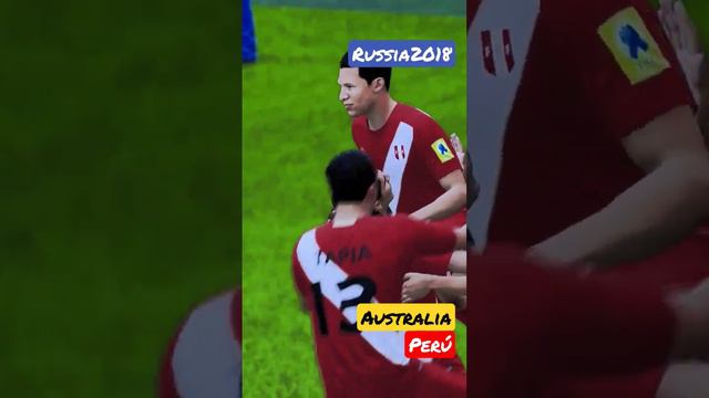 Australia vs Perú!!Golazo!!Yoshimar Yotún!!🇦🇺🇵🇪