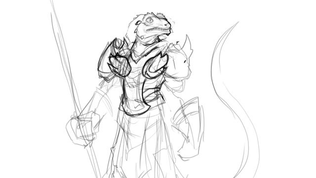 D&D Why you should play Lizardfolk - Dungeons & Dragons Lizard Folk Character Art Rookzer0 смотреть онлайн