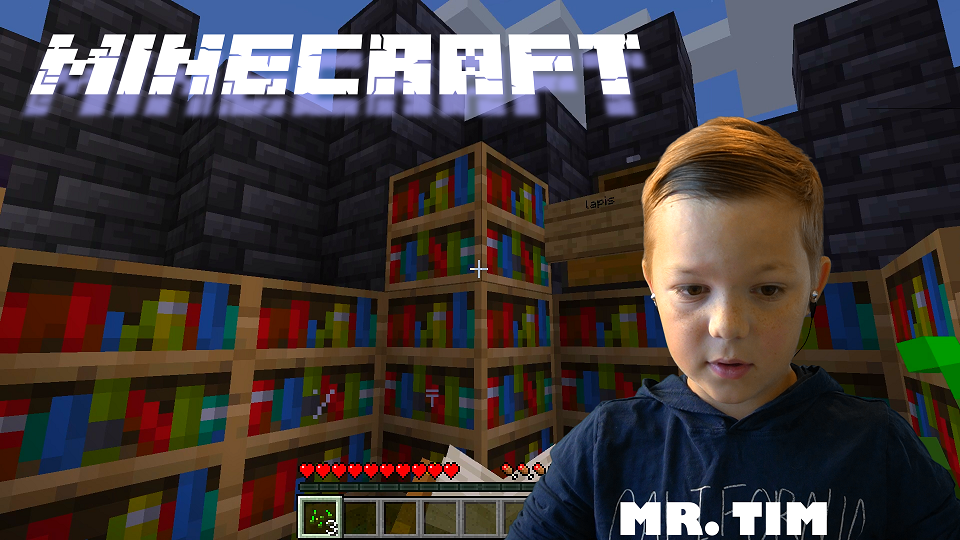 Я играю в MINECRAFT с друзьями на новом сервере.