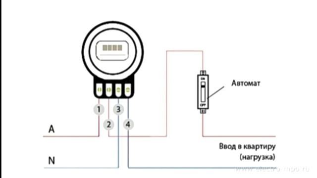 Подключение однофазного электросчетчика смотреть онлайн