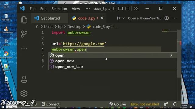 webbrowser Python Open Site in browser Just 2 Lines