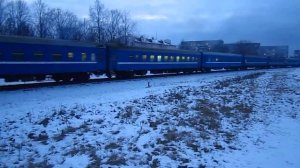 Тепловоз ТЭП60-0391 с поездом №39 Полоцк-Москва