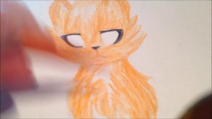 Рисую Огнезвезда из книги Коты-Воители