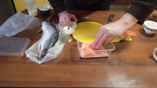 Солёная красная рыба в домашних условиях (лосось, горбуша, фарель) Сытый Мужчина