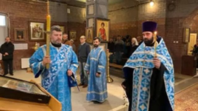 Всенощное бдение в канун праздника Благовещения Пресвятой Богородицы в храме святителя Луки смотреть онлайн