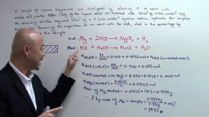 A-Level H2 Chemistry: Back Titration Question on Percentage Purity