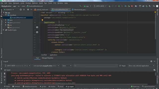 Android Studio Error | OutOfMemoryError Failed to allocate